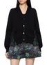SACAI Floral Print Knit Cardigan