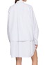Back View - Click To Enlarge - SACAI - Striped Poplin Mini Dress