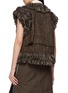 Back View - Click To Enlarge - SACAI - Fringed Tweed Vest