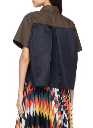 Back View - Click To Enlarge - SACAI - Cotton Boxy Weather Shirt