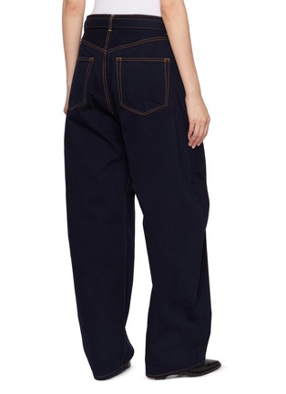 Back View - Click To Enlarge - SACAI - Barrel Leg Denim Jeans