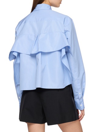 Back View - Click To Enlarge - SACAI - Poplin Striped Shirt