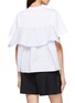 Back View - Click To Enlarge - SACAI - Hybrid Poplin Jersey T-shirt