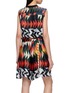 Back View - Click To Enlarge - SACAI - X A.P.C. Sleeveless Contrast Panel Dress