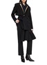 Figure View - Click To Enlarge - SACAI - Hybrid Double Faced Tailored Jacket