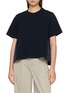 SACAI Hybrid Cotton Jersey Denim Back Panel T-shirt