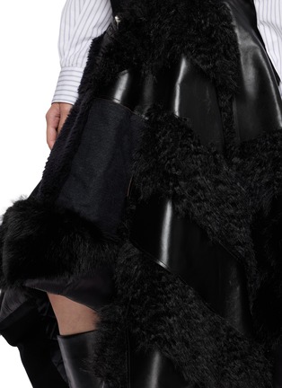  - SACAI - X A.P.C. Quilted Patchwork Skirt