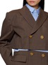  - SACAI - Hybrid Suiting & Poplin Layered Jacket
