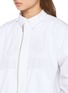 Detail View - Click To Enlarge - SACAI - Detachable Hood Poplin Jacket