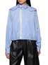 SACAI Striped Poplin Hooded Jacket