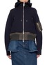 SACAI Sponge Hybrid Layered Hoodie Sweater