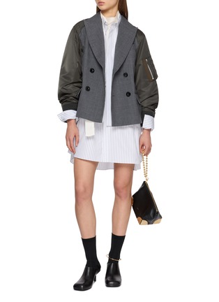 Figure View - Click To Enlarge - SACAI - Hybrid Bomber Blazer