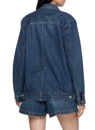 Back View - Click To Enlarge - SACAI - Double Breasted Denim Jacket