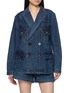 SACAI Double Breasted Denim Jacket