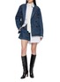 Figure View - Click To Enlarge - SACAI - Double Breasted Denim Jacket