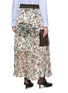 Back View - Click To Enlarge - SACAI - Floral Patchwork Maxi Skirt
