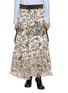 SACAI Floral Patchwork Maxi Skirt
