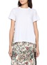 SACAI Hybrid Floral Print Jersey T-shirt
