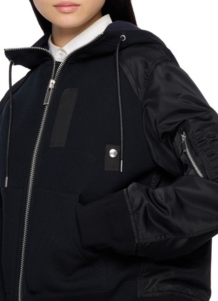  - SACAI - Sponge Sweat Hybrid Hoodie Jacket