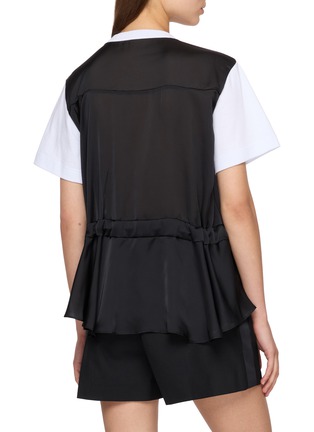 Back View - Click To Enlarge - SACAI - Crewneck Graphic T-shirt