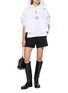 Figure View - Click To Enlarge - SACAI - Crewneck Graphic T-shirt
