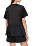 Back View - Click To Enlarge - SACAI - Crewneck Graphic T-shirt