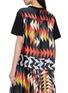 Back View - Click To Enlarge - SACAI - X A.P.C. Contrast Panel Cotton T-Shirt