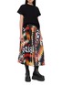 Figure View - Click To Enlarge - SACAI - X A.P.C. Contrast Panel Cotton T-Shirt