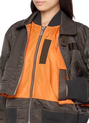  - SACAI - Layered Nylon Jacket