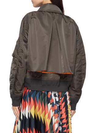 Back View - Click To Enlarge - SACAI - Layered Nylon Jacket