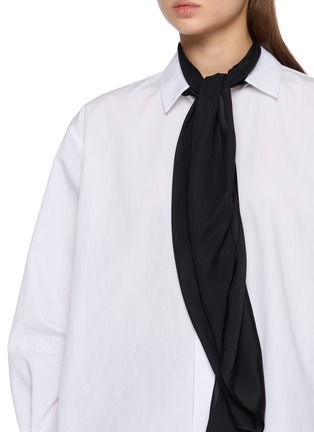  - SACAI - Scarf Poplin Shirt