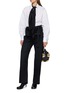 Figure View - Click To Enlarge - SACAI - Scarf Poplin Shirt