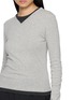  - ST. AGNI - Layered V-Neck Long Sleeve Top