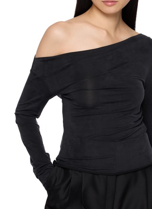  - ST. AGNI - Off-Shoulder Long Sleeve Top