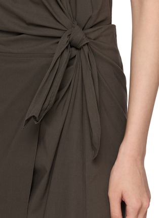  - ST. AGNI - Halter Wrap Backless Dress