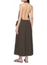 Back View - Click To Enlarge - ST. AGNI - Halter Wrap Backless Dress