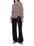 Figure View - Click To Enlarge - ST. AGNI - Belt Detail Pants