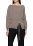 ST. AGNI Asymmetric Cashmere Cardigan