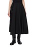 SACAI Hybrid Nylon Suting Midi Skirt