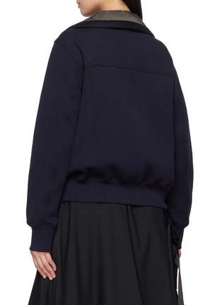 Back View - Click To Enlarge - SACAI - Sponge Sweat Blouson Jacket