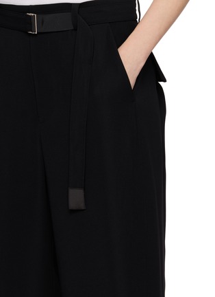  - SACAI - Wide Leg Crepe Back Satin Pants