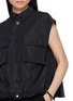  - SACAI - Pleated Back Taffeta Satin Shirt
