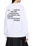 Back View - Click To Enlarge - SACAI - x Robert Mapplethor Flower Print Long Sleeve Unisex T-Shirt