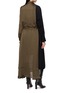 Back View - Click To Enlarge - SACAI - Hybrid Crepe Back Satin Maxi Dress