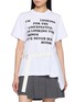 SACAI Cinched Waist Graphic T-shirt