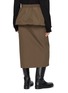 Back View - Click To Enlarge - SACAI - Drawstring Panel Cargo Midi Skirt
