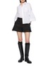 Figure View - Click To Enlarge - SACAI - Flared Raglan Sleeve Shirt
