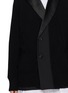  - SACAI - Layered Tailored Blazer Wool Knit Cardigan