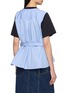 Back View - Click To Enlarge - SACAI - Hybrid Shirt T-Shirt