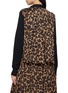 Back View - Click To Enlarge - SACAI - Leopard Back Knit Cardigan
